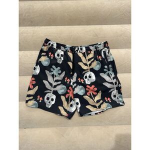 Stance Mens XXL Complex Hybrid Shorts Skull Print 7” Athletic